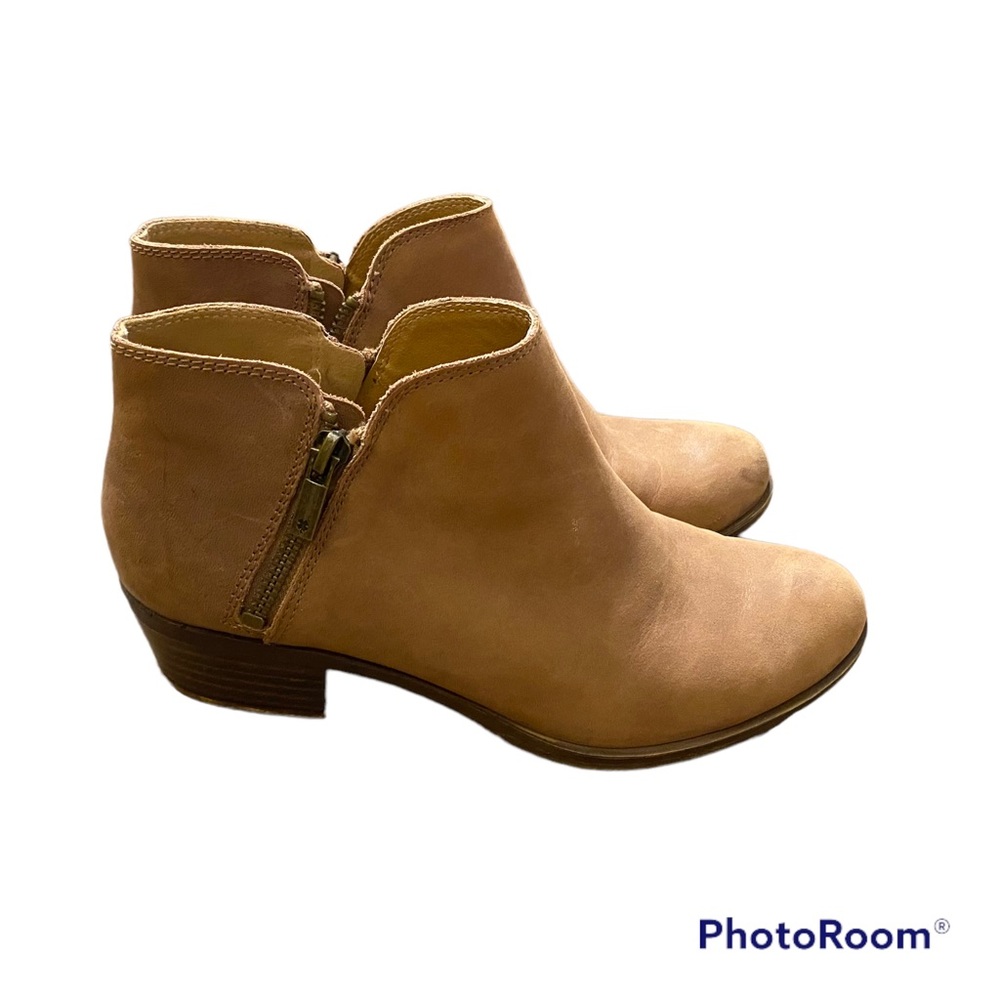 Lucky Brand Burklee Leather Ankle Booties 8M